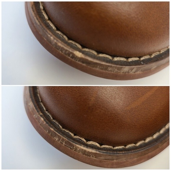 Hawker Rye Porewia Speed Lace Derby Brown Mens Dress Shoe 11 - Picture 14 of 16